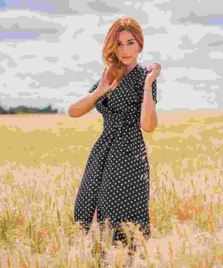 Polka Dots Printed Dress
