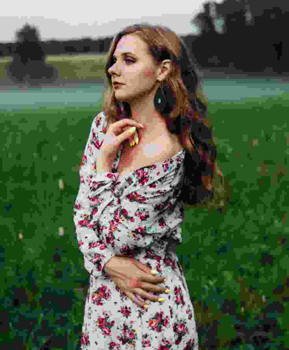 Long Sleeve Floral Dress