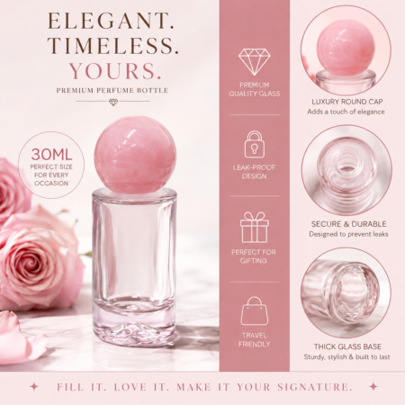 Pink Marble Perfume Bottle